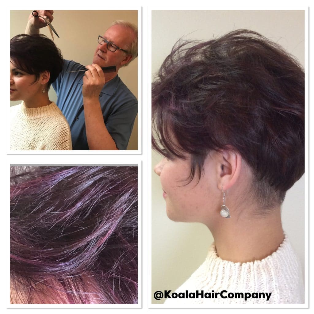 Soft Cutting and Hue of Purple